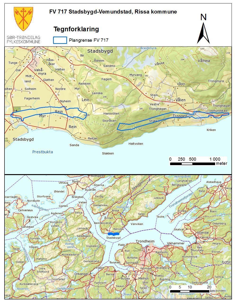 Figur 4 Oversikt over planområdet Beskrivelse av prioriteringer innenfor planområdet/strategi for undersøkelsen