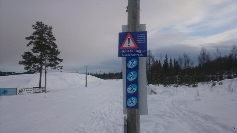 forbudt slik ferdsel på nærmere angitte strekninger.