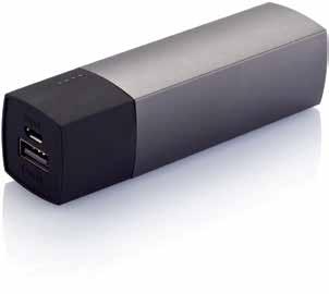 energinivået. Utgang 5V/1A og inngang 5V/800mAh.