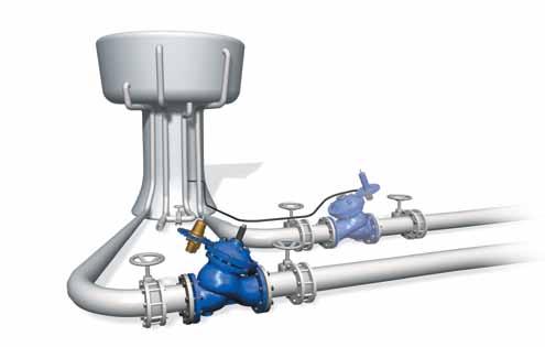 Rørbruddsventil Alle vannledningssystemer er sårbare med tanke på brudd, enten på grunn av ydrauliske problemer i systemet eller mekanisk skade utenfra.