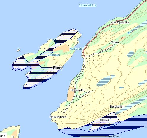 Voknøya Våpenøya 1. Områdebeskrivelse/status Gnr/ Bnr 168/ 23 FS-nummer naturbase.