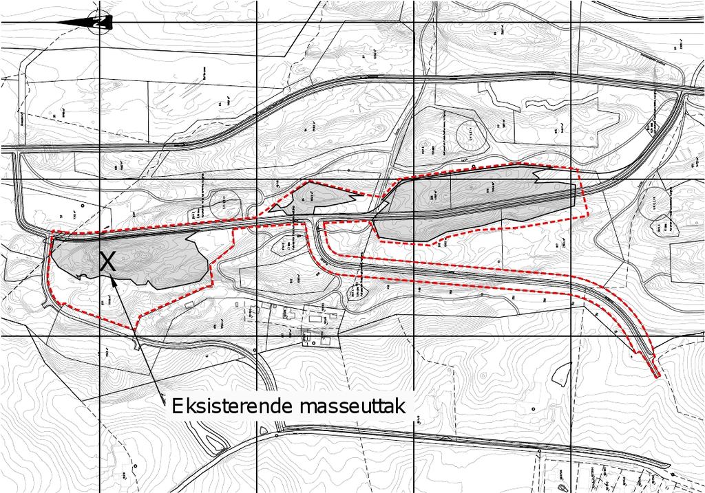 Landskapsstudie, utvidelse av masseuttak 5 1 BAKGRUNN OG FORMÅL Planområdet ligger innenfor gnr/bnr 17/1, 22/1 og 16/5.