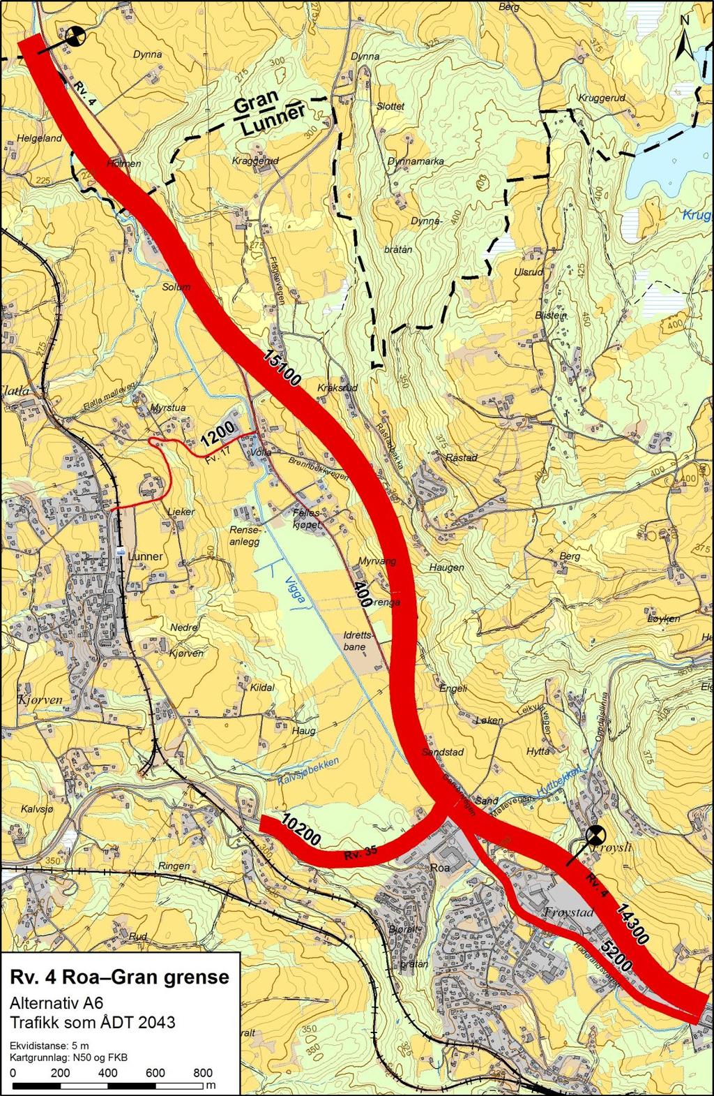 Rv. 4 Roa - Gran grense Kommunedelplan med konsekvensutredning M U L T I C O N S U L T