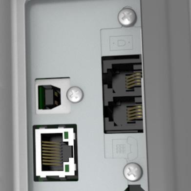 2 LINE-port Koble skriveren til en aktiv telefonlinje med en standard veggkontakt (RJ-11), et DSL-filter, en VoIP-adapter eller en annen adapter som gir tilgang til telefonlinjen, slik at du kan
