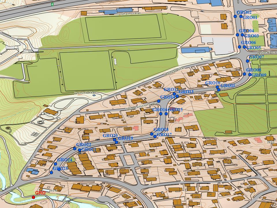 - ÅDT: 9300-10800 - Strekning er ca. 675 m - Gj.