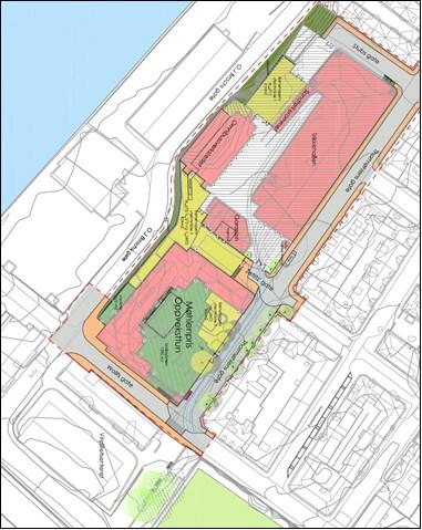 Skolebygget står i dag tomt i påvente av rehabilitering og ombygging, og undervisningen er flyttet til midlertidig paviljong ved Johanneskirken.