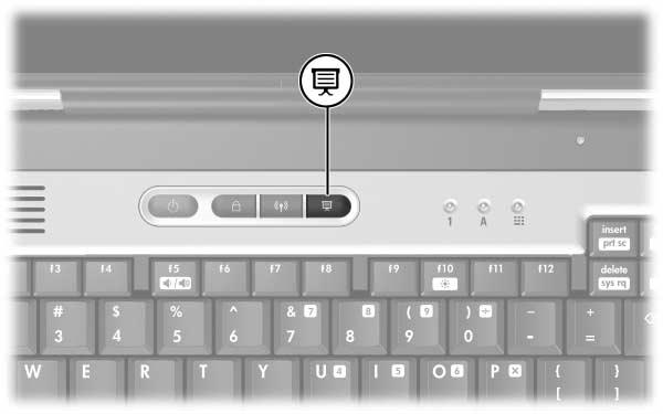 Presentasjonmodus Du kan endre innstillingene for presentasjonsmodus ved hjelp av Quick Launch Buttons-programmet.