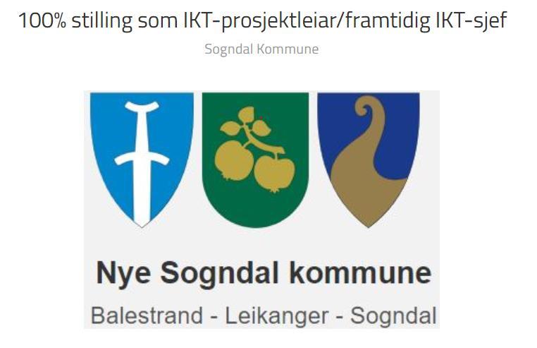 Kommunane i Sogn og Fjordane 25 av 26 i samarbeid Flora kommune står åleine men svært aktive SYS-IKT (IKS) er størst som