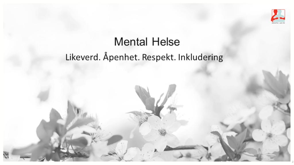 Mental Helses visjon er at alle har rett til et meningsfylt liv og en opplevelse av egenverd og mestring. Vi arbeider for økt åpenhet, forebygging av psykiske helseplager og et bedre helsetilbud.