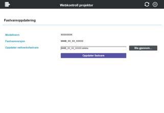 10. Fastvareoppdatering av nettverksfunksjonen 10.2.2 Oppdatering med Webkontroll via nettverkstilkobling Datamaskin som kan kobles til et trådløst nettverk med Webkontroll.