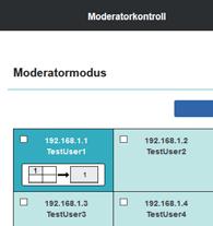 projektorens Control from projector