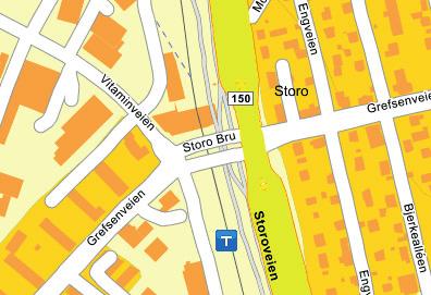 6.2 Storokrysset 6.2.1 Kjennetegn ved krysset Figur 6.2 viser plassering og utforming av Storokrysset. Krysset ligger i det nordøstlige Oslo ved Ring 3.