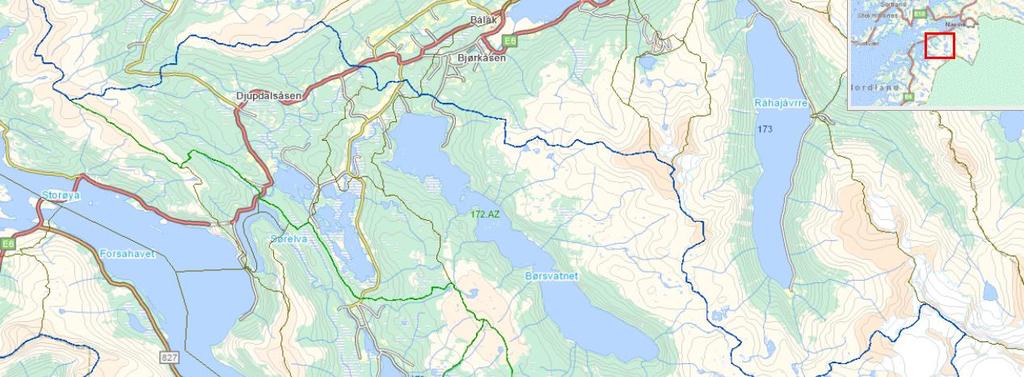 37 Til slutt er seriene justert slik at det ønskede langtids normalavløp stemmer helt, jfr Tabell 4.3. Tabellen viser hvordan serier for lokalfeltene er satt sammen. Tabell 4.3: Oversikt over data for de enkelte delfeltene i vassdraget.