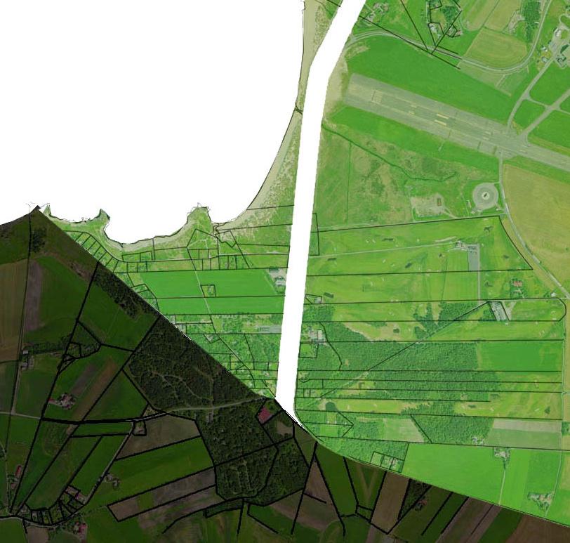 Område har senere bli delt av Nordsjøveien. Dette forsterkes ytterligere av den skalaendringen omleggingen fra jordbruks- til fritidslandskap medfører.