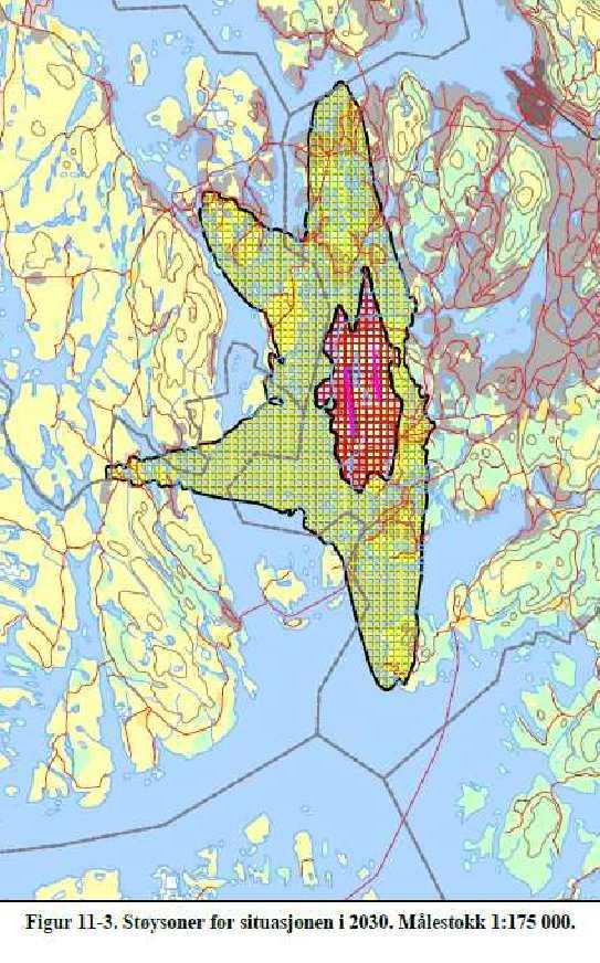 Vedlegg 3 Støyprognose 2030/2014 Krevet av