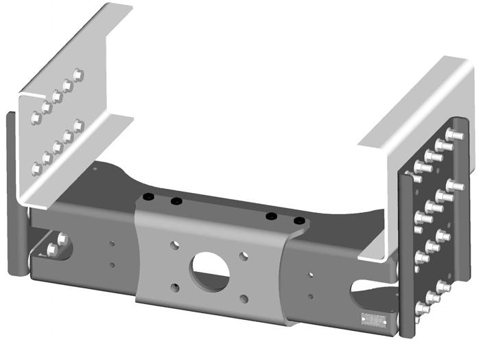 2 Chassisramme Midtmontert