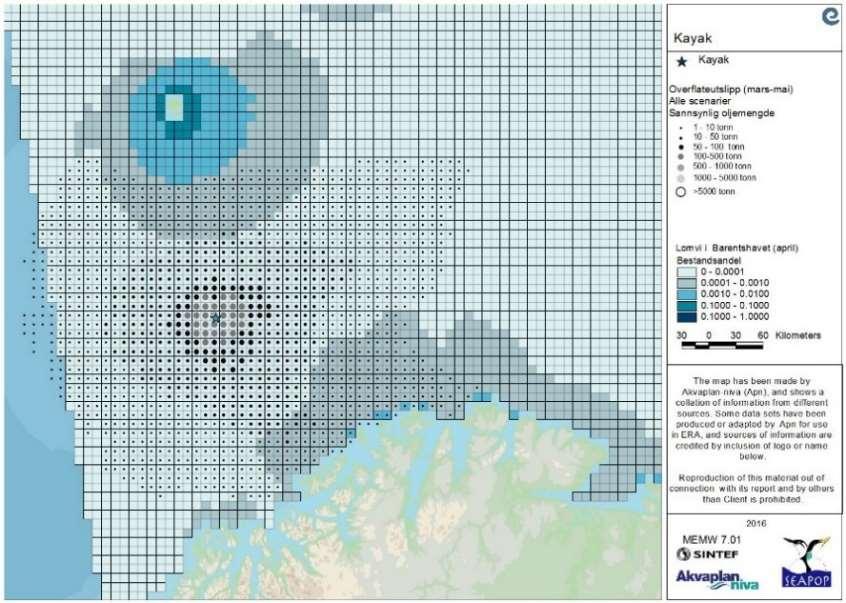 6.2.2 Mars-mai (vår) Perioden mars-mai omfatter begynnelsen på vårtrekket og hekkingen for sjøfugl. Allerede i vinterområdene samles fuglene for kurtise og trekk til hekkeområdene.