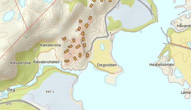 8.2. Utfordringer knyttet til strekningen Kilen Handeland Mens det i magasinene i vassdraget er utfordringer knyttet til varierende vannstand og utrygg is som følge av dette, er det til elvestrengen