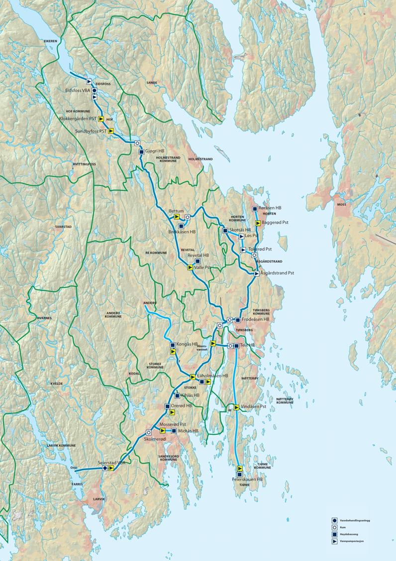 Kildene Eikeren Eikeren har et areal på 26 km2 Største dybde på 156 meter Vannets oppholdstid