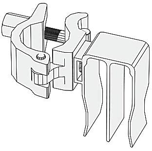 10 Fotlist FL, Fotlistfeste FLF, Fotlistskjøt FLS Toe board FL, Toe board coupler FLF, Toe board