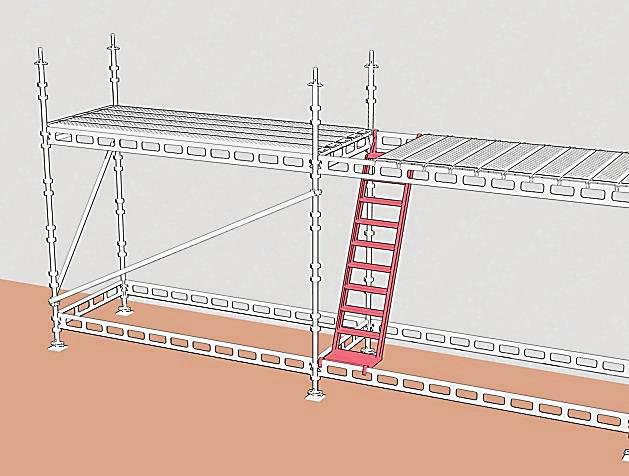 Three-metre floor planking is secured to the end of of the next plank and to the end bays using either a cover board or