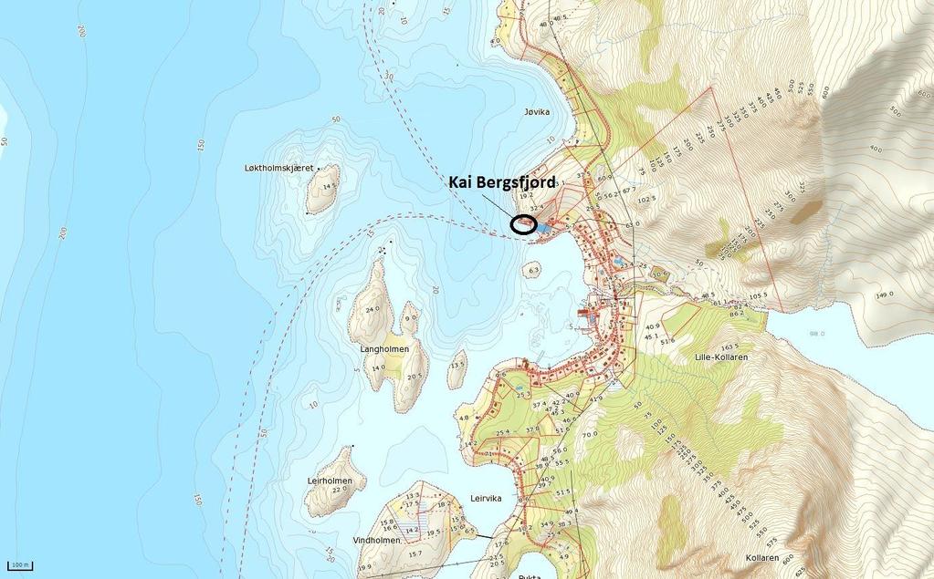 Kart og bilder Øksfjord Kart med geografisk