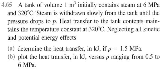 Likninger for Transien Analyse Inegrerer Energibalansen: 2 2 decv Vi Ve = Q cv W cv + m i ( hi + + g zi ) m e ( he + + g ze) d i 2 e 2 Inegrerer når vi neglisjerer endring i kineisk/poensiell energi