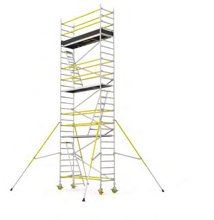 ST 1400 TRAPPESTILLAS Et trappestillas er det beste valget om du skal jobbe lenge i høyden og må bære tunge materialer.