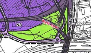 Naboskap Næringsarealer og veianlegg Topografi - Mesteparten et flatt platå, skråning ned mot Ulvensplitten vegetasjon Planstatus KDP-15, Økern. Fastsatt 26.05.2004.