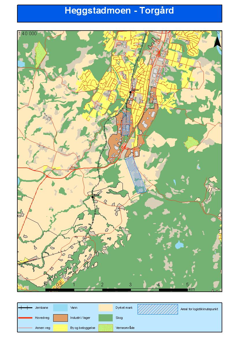 D2 - Torgård Ny kombiterminal på Torgård sør for Trondheim >300.