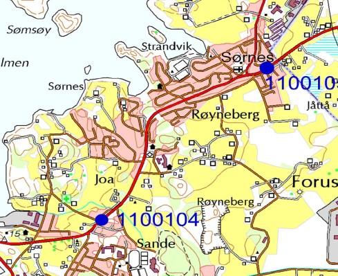 Trafikktall Statens vegvesen har hatt telling over ca. ei uke på Fv510 Joabakken og Fv510 Røyneberg (nordøst for kryss Fv382) i 2013.