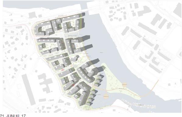 Her påpekes det at høyhusene i vesentlig grad vil påvirke den eksisterende småhusbebyggelsen sør for Strandvegen og i Henrik Sørensens veg i negativ retning.