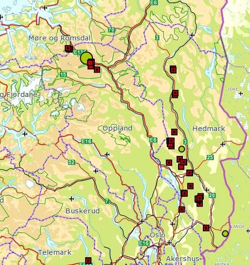 2012 Våren 2012 har det vært relativt mange meldinger om ulv i Oppland, særlig i april mai. Dette er en tid da ungulver som ble født i 2011 forlater området de er født og oppvokst i.