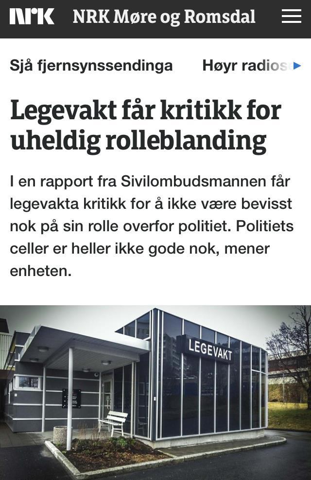 oppfattes å være, en godkjenning av selve arrestoppholdet.