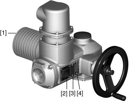 Identifisering SAEx 07.2 SAEx 16.2 / SAREx 07.2 SAREx 16.2 2. Identifisering 2.1. Merkeskilt Hver utstyrskomponent (aktuator, motor) er merket med et typeskilt.