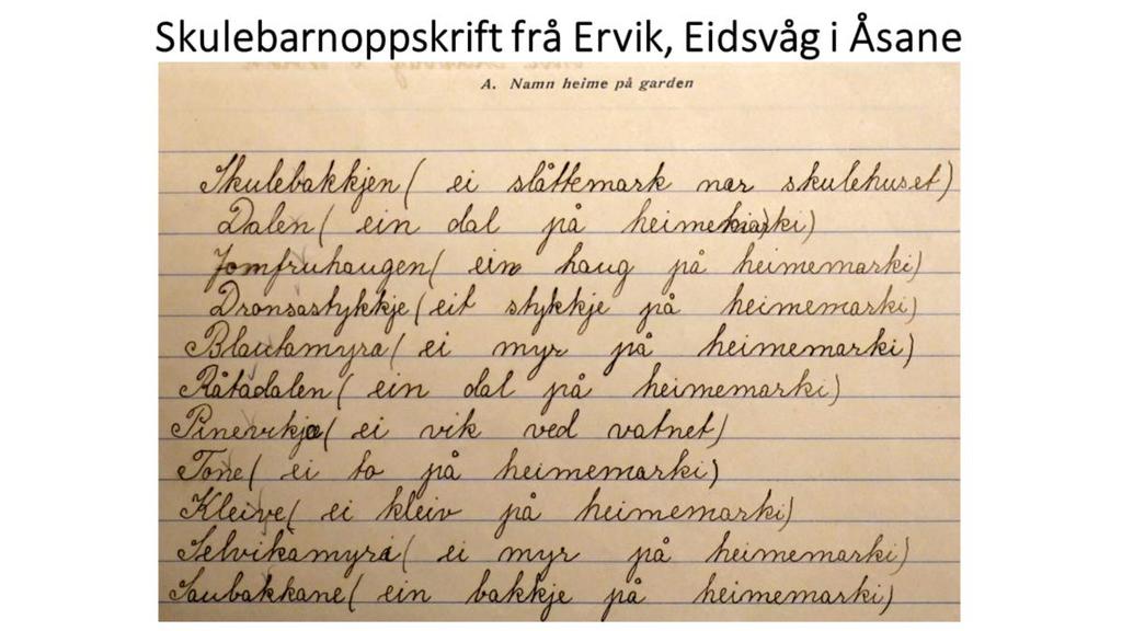 Her er eit utdrag. Skulebarnoppskriftene frå 1930-40-åra er verdifullt materiale sett frå mange vinklar men i lærarutdanning er det spennande på fleire måtar.