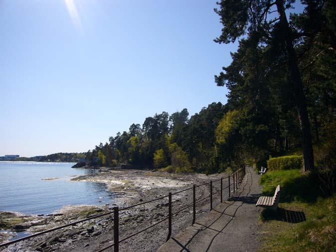 E18, med tilhørende lokalveisystem Hovedsykkelvei Promenade langs sjøsiden, mulige justeringer