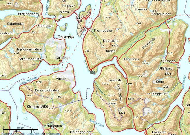 Ecofact rapport 102 Side 3 3 INNLEDNING Det forligger planer om å bygge et småkraftverk i Tverrelva i Tromsø kommune, Troms fylke. Elva er en sideelv til Andersdalselva som har nr 198 6Z i NVE atlas.