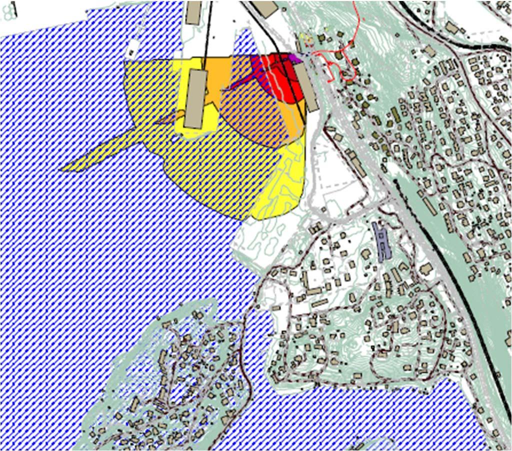 Støy i anleggsperioden Bekkelaget Støysonekart ved tunneldriving fra Bekkelaget