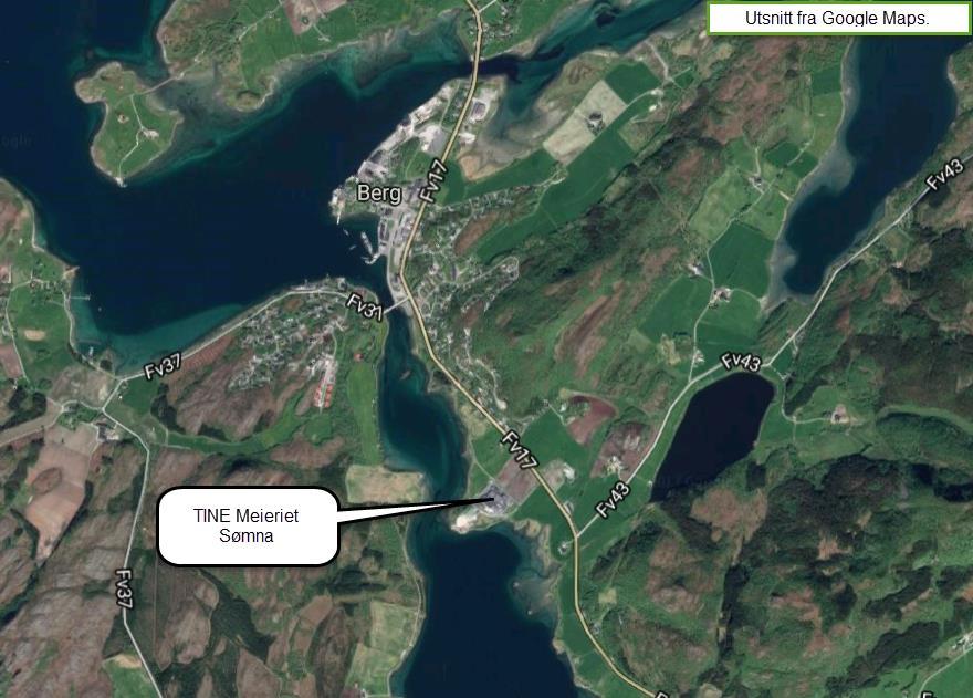 30.mai 2017 Side 5 Google maps bilde av anlegget i forhold til området.