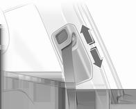 Corsa OPC: Trekk sikkerhetsbeltet gjennom beltefestet på seteryggen når du fester sikkerhetsbeltet.