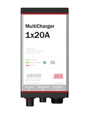 Disse må da bestilles i tillegg til selve laderen som kommer uten kabler. MultiCharger 1x20A PRODUKTER - BATTERILADERE Best.nr.