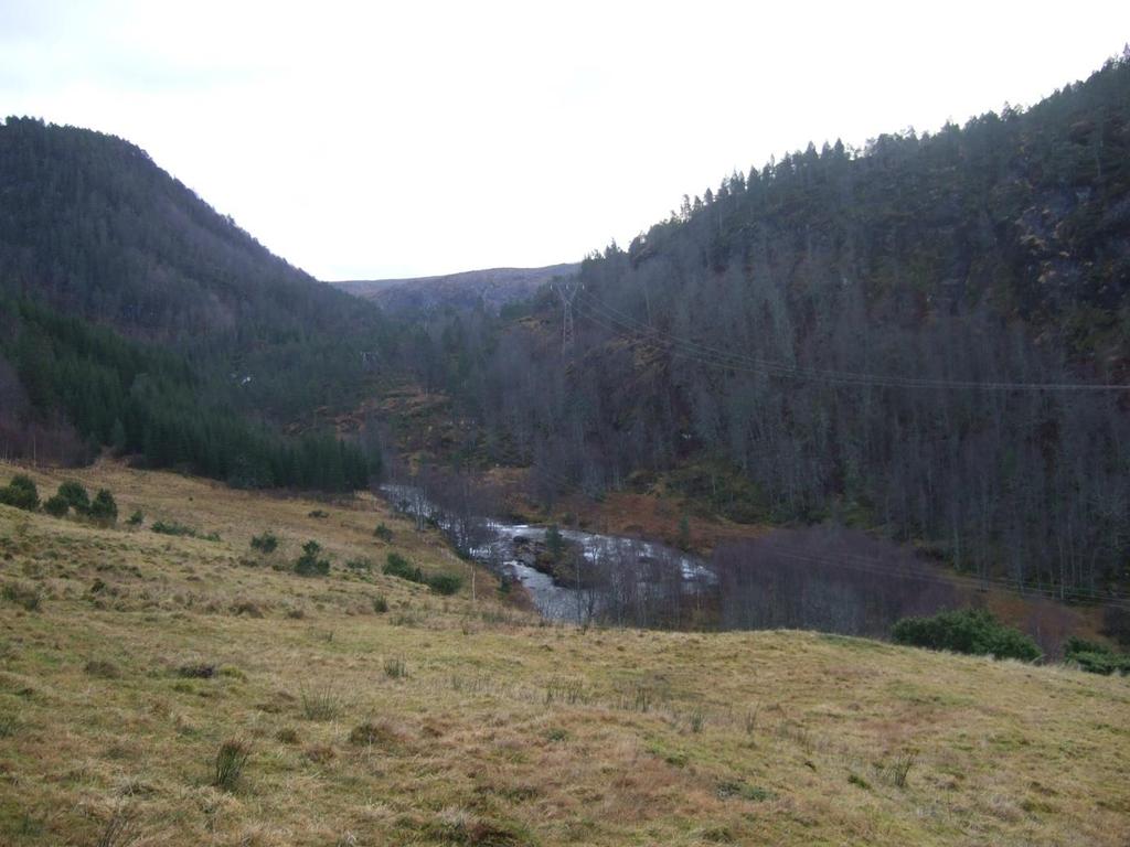 Konsesjonssøknad for Øvre Agledal Kraftverk. Agledalen i Flora Kommune.