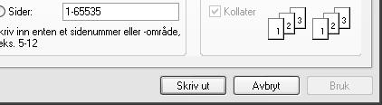 BRUKE LAGREDE INNSTILLINGER Åpne skjermbildet for egenskaper for skriverdriver fra programvarens utskriftsskjermbilde. (1) Velg skriverdriver for maskinen. (2) Klikk på [Innstillinger].