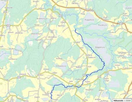 5.3.4 Sidevassdrag til Figgja: Skilja 128-65-R (ikke definert) Skilja St.11 Figur 48. Oversiktskart over Skilja og angivelse av stasjonsområde.(kartgrunnlag: http://vannnett.nve.