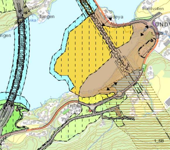 Regulere Holeveien Adkomst til eiendommer Stasjon med adkomster Anleggsadkomster Ny adkomstvei parallellt med