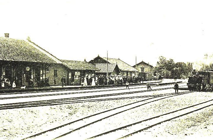 BANETRASEEN BYGD MED HAKKER OG SPADER Høsten 1901 var banetraseen stukket fra Lier stasjon til Svangstrand, en strekning på 21 km. Flere 5-manns arbeidslag ble satt inn. Mange arbeidere var svenske.