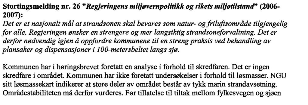 ble sendt ut til høringsinstansene