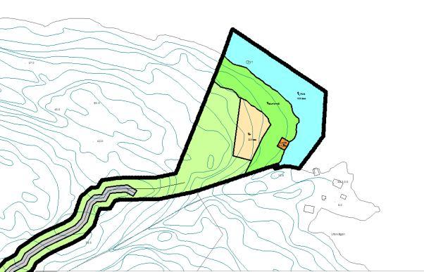 . Klavelandet Figur 9 og 10: Forslag til reguleringsplan, område Klavelandet.