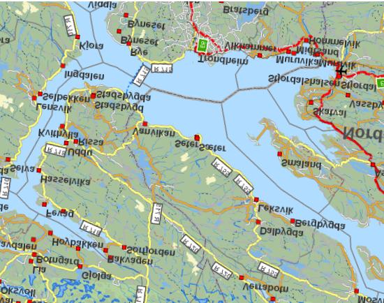 Delstrekning 5 Målestokk (A3): 1:50 000 Datum: WGS 84. Kartprojeksjon: UTM sone 32.